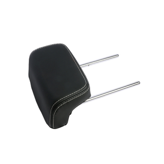 HW-HRLP121--Headrest of black leather with white line