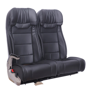 Bus Rear Two-seater Commercial Vehicle Rear Seat with Mesh Bag Armrest Soft And Comfortable