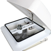 280x280mm RV Ventilator 12v Exhaust Fan Toilet White Overhead Exhaust Bidirectional Roof Exhaust Fan