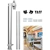 Adjustable Table Legs Kit, 20-30inch Telescoping Legs with 2Pcs Slide Rail, Aluminum Alloy Folding Rv Table Legs Support for Rv Pontoon Truck Camper Yacht Travel Trailer