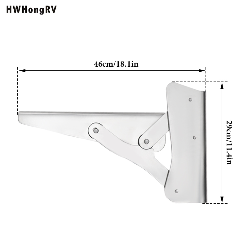 ROLL BACK BOLSTER HINGE Bench Seat Hinge Set Aluminum Seat Bracket Hinges with sheild