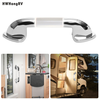 HWHongRV marine yacht 12V 24V LED RV Entry Door Grab Handle white Lighted Assist Bar Motorhome Caravan