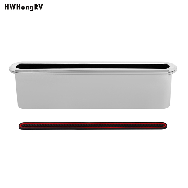 HWHongRV ABS Embedded Phone Storage Box with Anti-Vibration Pad