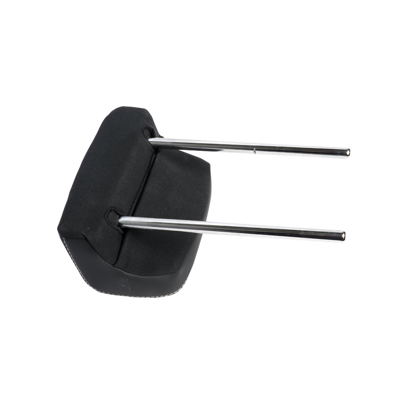 HW-HRLP121--Headrest of black leather with white line
