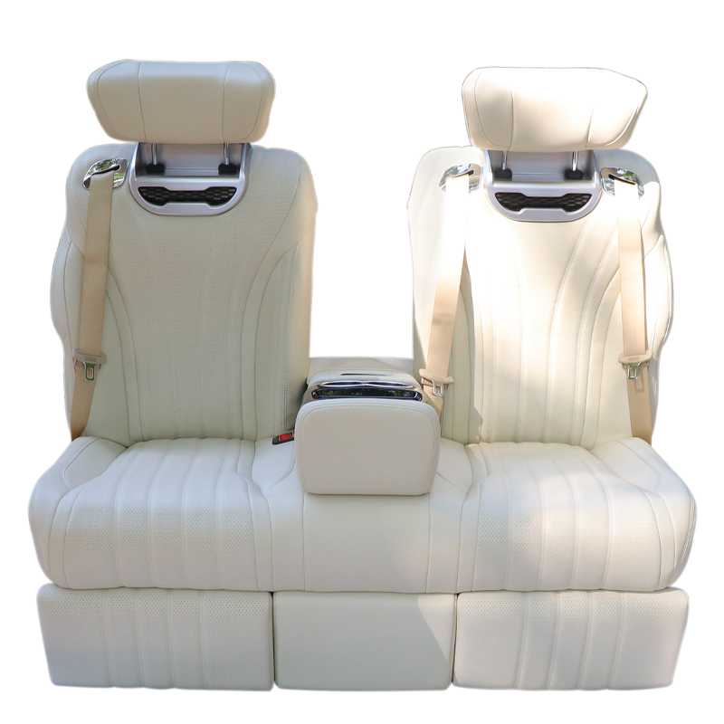 The Back Seat of The Commercial Vehicle's Double-seat Aviation Seat Can Be Flattened When The Bed MPV Seat Is Ventilated with Heated Belt Hidden Cabinet