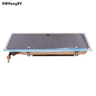 Hwhongrv Burner Pull Type Gas Stove Boat Caravan RV Stainless Steel Universal Rv Boat Sink