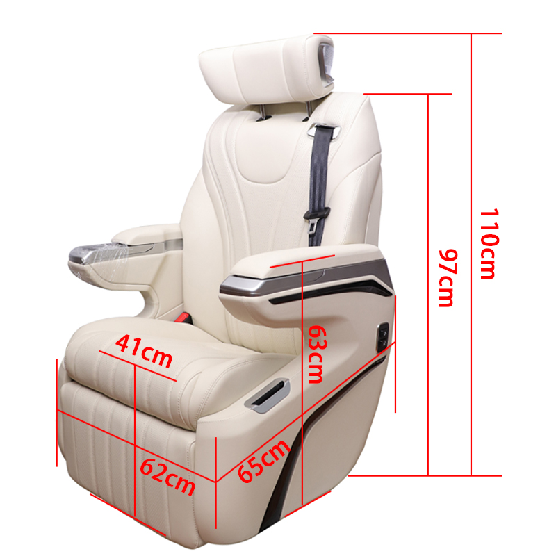 RV Aviation Seat SUV Luxury Seat Business Vehicle MPV Single Luxury Aviation Seat with Seat Turntable