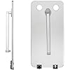 Adjustable Table Legs Kit, 20-30inch Telescoping Legs with 2Pcs Slide Rail, Aluminum Alloy Folding Rv Table Legs Support for Rv Pontoon Truck Camper Yacht Travel Trailer