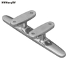 HWHongRV Door front Stainless Steel Cleat, Light Weight Base Cleat Mirror Polished Base Cleat Dock Cleat Boat Accessory