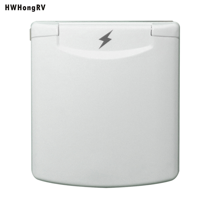 Marine yacht outdoor socket built-in socket caravan RV 110V-220V ABL white 32A