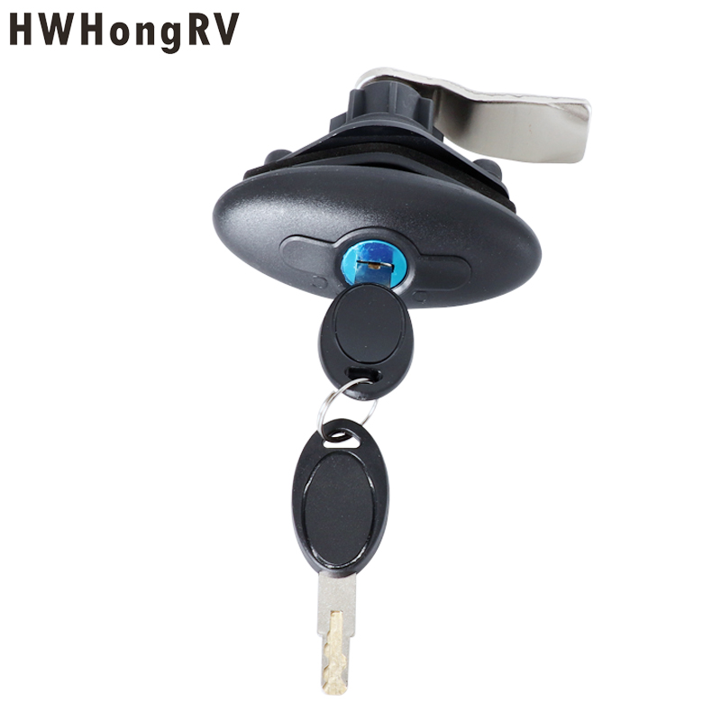 HW-G04 RV Cabin Door Lock Compression Lock Tighten Lock Luggage Compartment Door Lock Cabin Door Tension Lock Trailer Door Lock Side Door Lock