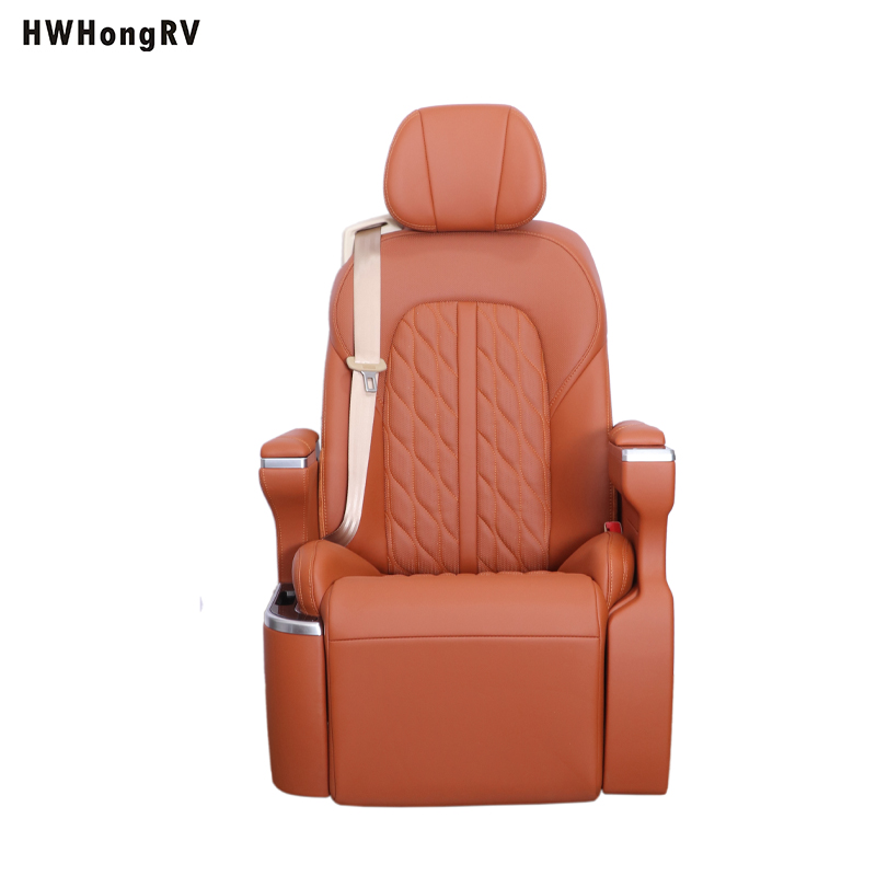 Rv modified Capsule seat for car modification with powerful adjustment and electrical slider campervan seating