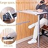 Adjustable Table Legs Kit, 20-30inch Telescoping Legs with 2Pcs Slide Rail, Aluminum Alloy Folding Rv Table Legs Support for Rv Pontoon Truck Camper Yacht Travel Trailer
