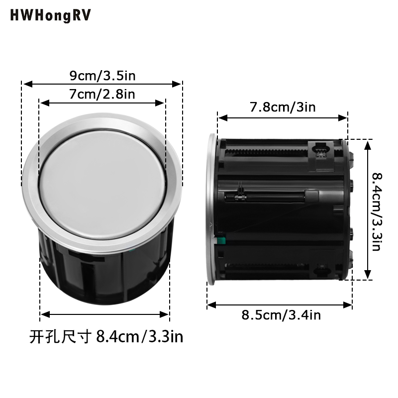 RV Automatic Closing Cup Holder for campervan and marine drinkholder yacht drinkholder marine cupholder