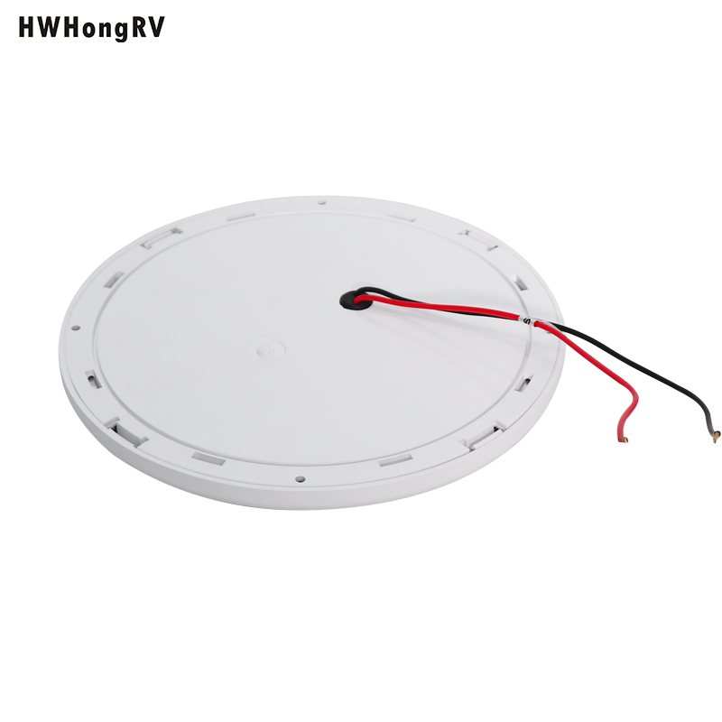 HWHongRV Dia.6.5in LED Reading Car Roof Caravan motorhome Van Trailer Interior 10-30V Dome Roof Ceiling Light Dynamic Reading Lamp
