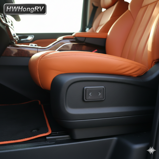 HWHongRV 2-Way Seat Adjustment Switch | 13.5V 10A Control Switch for Slide Rail, Legrest, Swivel & Recliner | >30,000 Cycles