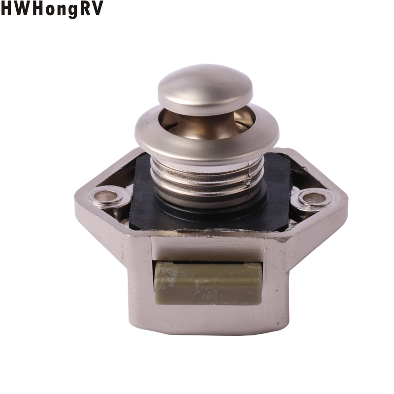 Campervan Push Lock /Caravan Furniture Lock/trailer And Marine Push-lock Buttons