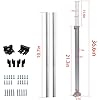 Adjustable Table Legs Kit, 20-30inch Telescoping Legs with 2Pcs Slide Rail, Aluminum Alloy Folding Rv Table Legs Support for Rv Pontoon Truck Camper Yacht Travel Trailer