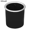 90mm Universal Black ABS Plastic Universal Cup Holders with Inserts Bottle for Car Boat Truck Marine RV campervan