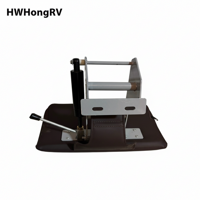 Heavy Duty Gas Strut Seat Leg Support with Any-Position Locking Ergonomic Passenger Seat Calf Rest Footrest for Long Distance Bus