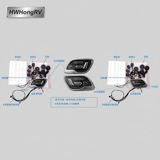 HWHongRV 12V Seat Ventilation Heating Massage System | Cooling Fan, Heating Pad & Vibration Massage with USB Control Panel