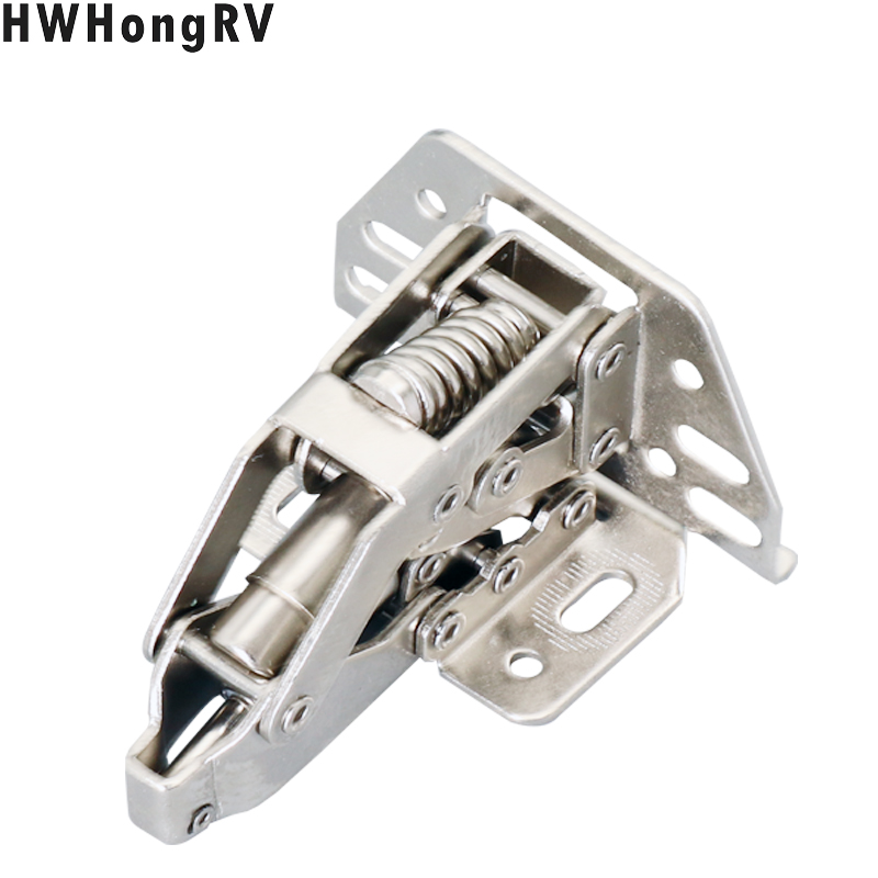 Motorhome Hydraulic Buffer Caravan Cabinet Hinge Motorhome Hydraulic Buffer Caravan Cabinet Hinge Trailer Door Hinge for Campervan Door Hinge with Damping