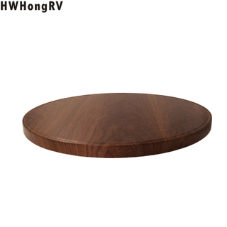 HW-HT-XR--Red Striped Round Table