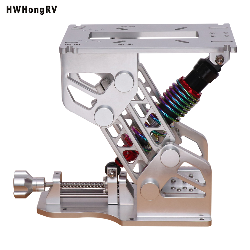 HWhongRV ship seating Suspension seat base boat marine seats chair Suspension Pedestal/Base Boat Seat Shock Suspension Base Adjustable Marine Grade Aluminium Marine Boat Seat suspension Pedestal base