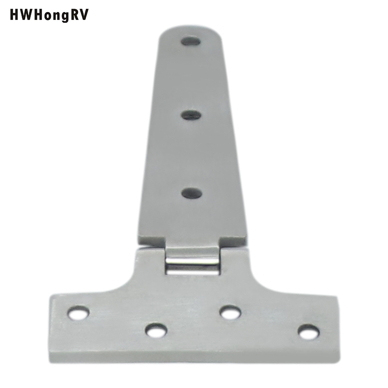 HWHongRV T Hinge Heavy Duty with T-Shaped Hinge, Suitable for Shed Door, Barn Door, Storage Window, Marine 316 Stainless Steel Door Hinges, T‑Shape Hinges Rust‑Resistant Stainless Steel for Home for B