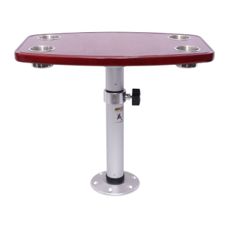 HWHongRV Adjustable Campervan Movable Camper Van Rv Table Leg with Oak Table Top Aluminum Alloy Stepless table legs