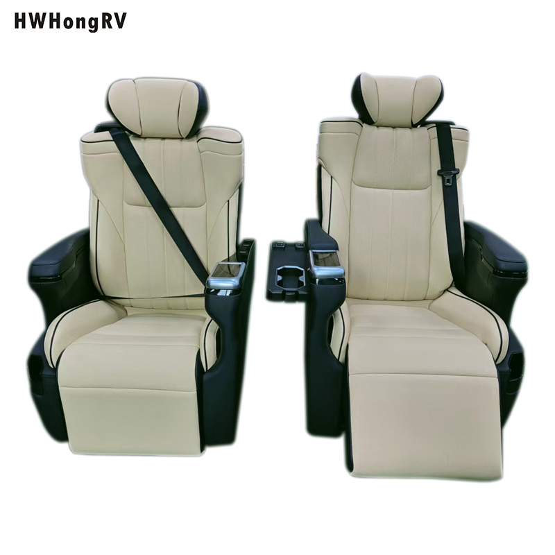 HWHongRV electric auto seat for van MPV limousine RV motorhome camper van luxury interior seating Coaster Alphard Vellfire