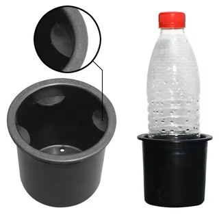RV Cup Holder Drink Holder with Rubber Insert Campervan Cup Holder Fits Center Console Part Cupholder for Trailer Yacht