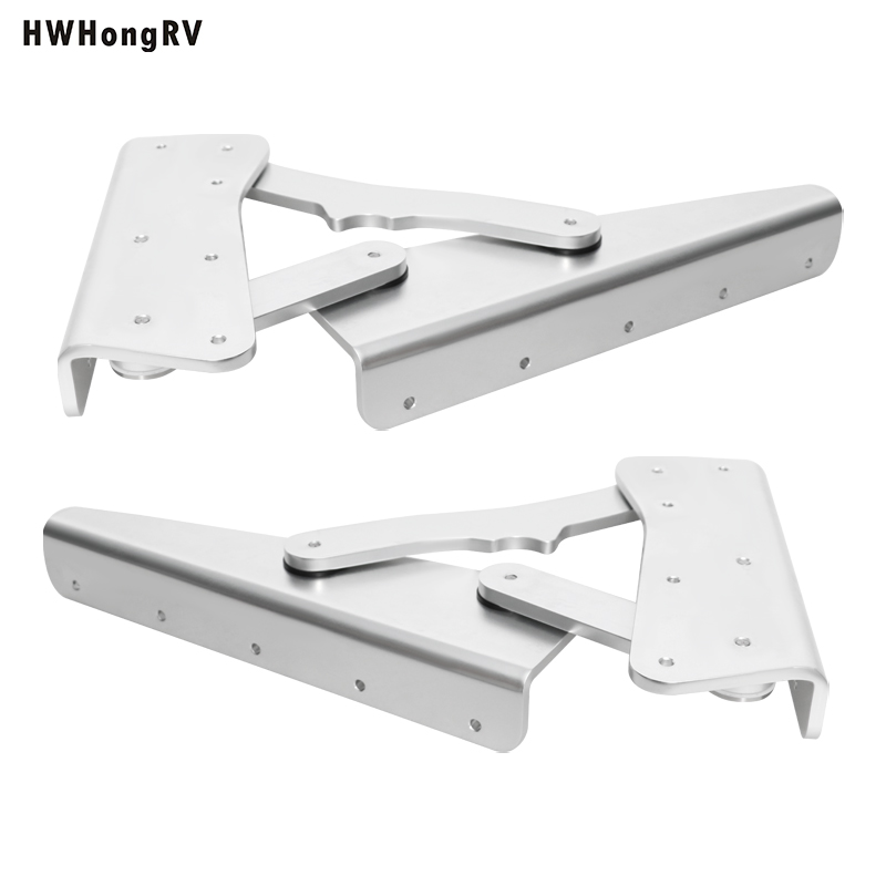 ROLL BACK BOLSTER HINGE Bench Seat Hinge Set Aluminum Seat Bracket Hinges with sheild