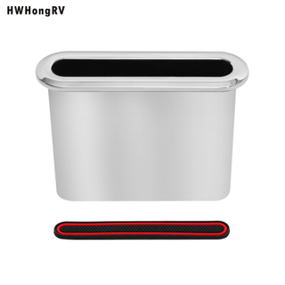 HWHongRV Embedded ABS Phone Holder Box with Anti-Vibration Pad – For Seats, Tables, and Commercial Vehicles