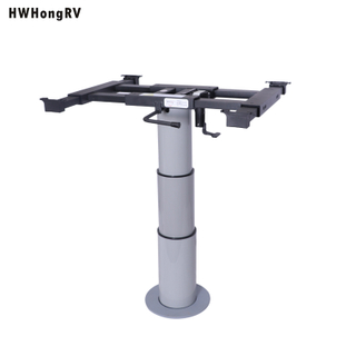 Pneumatic lift Adjustable camper table leg with sliding System for RV Picnic Table for travel trailer