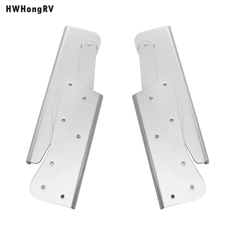 ROLL BACK BOLSTER HINGE Bench Seat Hinge Set Aluminum Seat Bracket Hinges with sheild