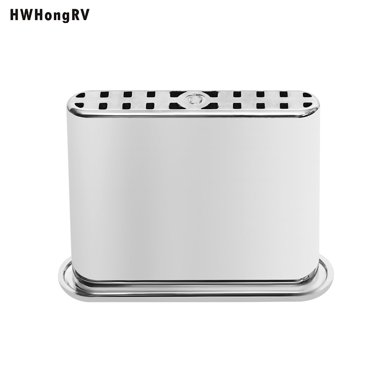 HWHongRV Embedded ABS Phone Holder Box with Anti-Vibration Pad – For Seats, Tables, and Commercial Vehicles